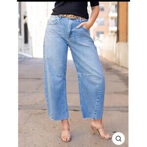 Just Black Denim Barrel Jeans Size 29